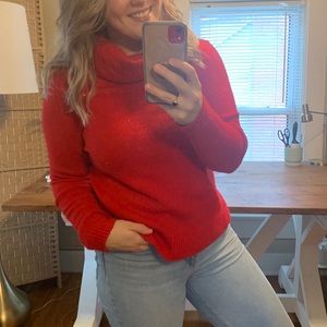 ❤️ J. Crew Red Turtleneck